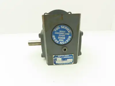 Boston Gear F71510B5J Worm Gearbox 10:1 Reducer 1Hp 175rpm 56C RH Output