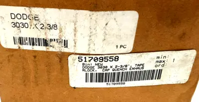 NEW DODGE 3030 X 2-3/8" TAPERED BLOCK BUSHING