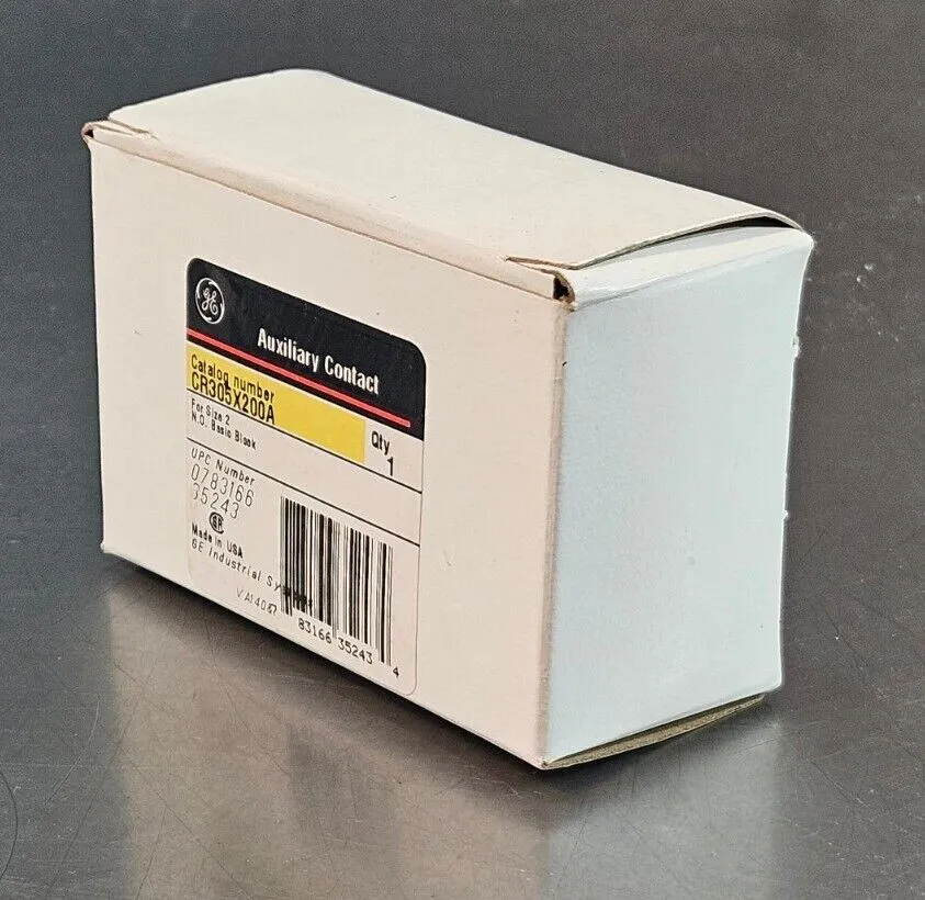 GE CR305X200A Auxiliary Contact. Loc4C-22