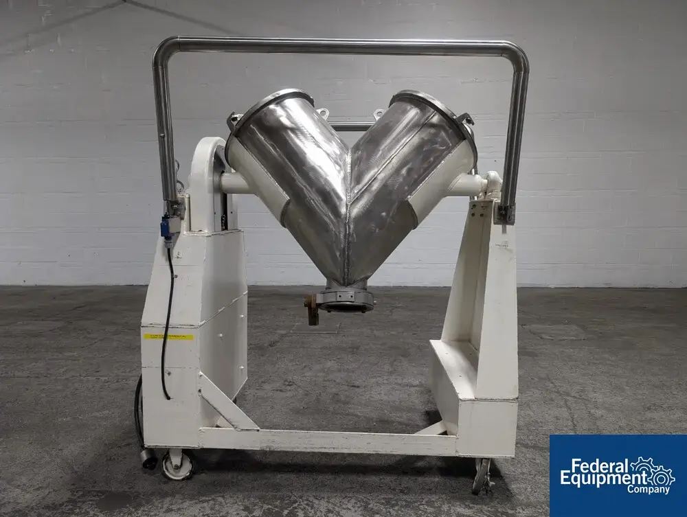 USED Patterson-Kelley 3 Cu Ft P-K Twin Shell Blender, S/S