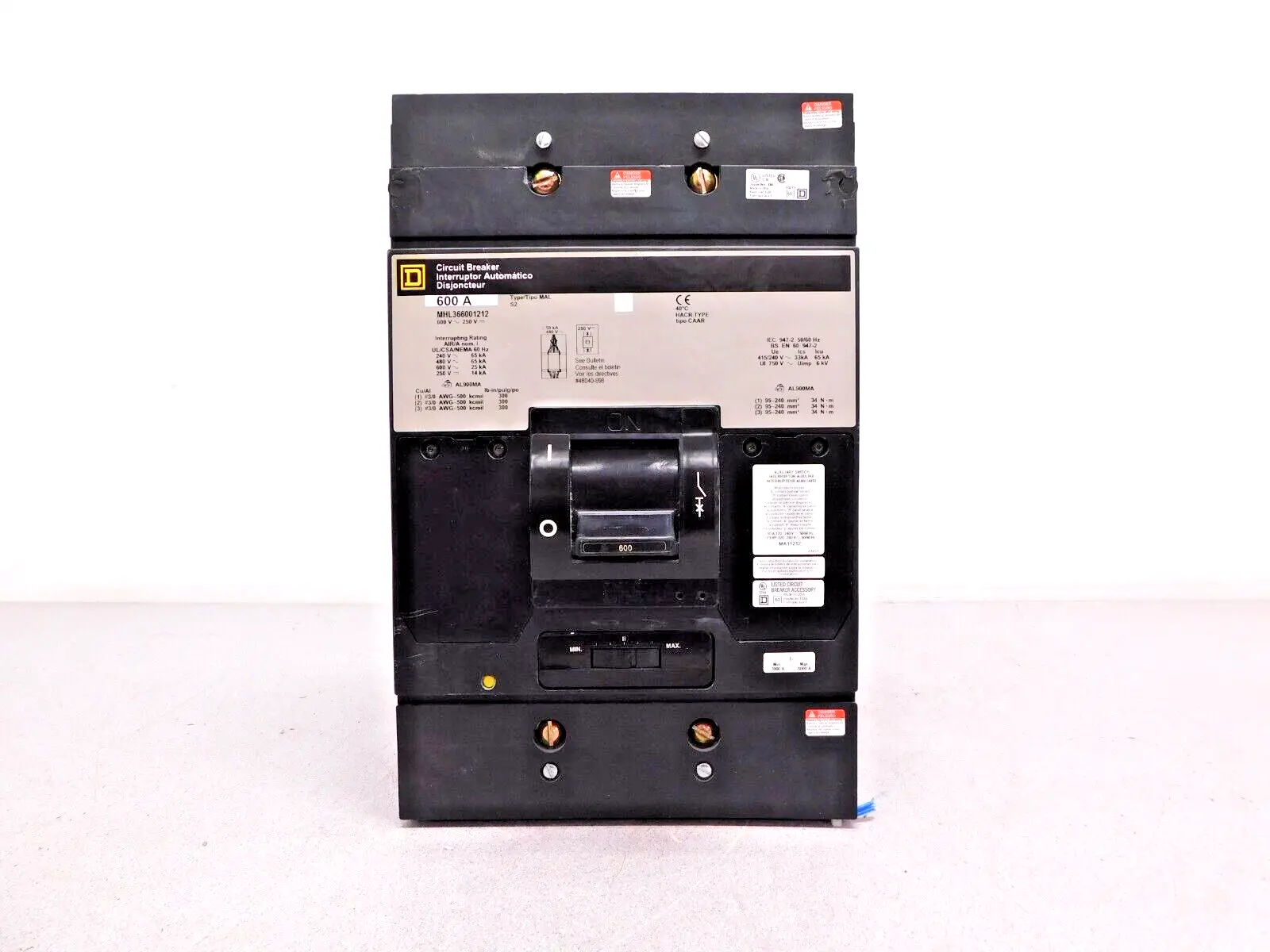 Used Square D MHL366001212 Circuit Breakers Ohio US | Equipment Recovery Corp. #1331112