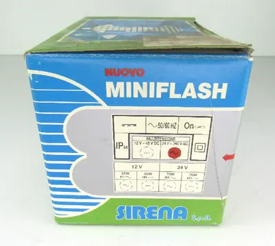 Nuovo Sirena Xenoflash MF N L MT Red Light, 25W, 24V