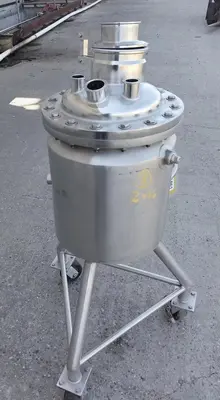Tank, Approx. 13 Gallon (50 Liter), 50 PSI/FV, 70 PSI Jacket, Stainless Steel, #5991461