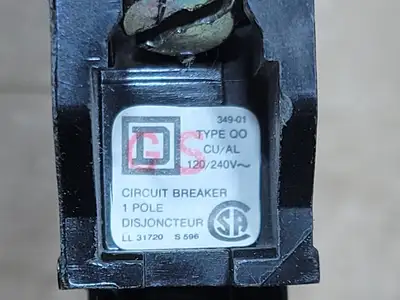 15 Amp, 1 Pole, 120/240 Volt Circuit Breaker Type QO