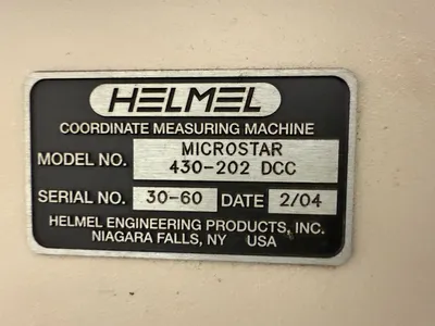 2004 HELMEL MICROSTAR 430-202 Coordinate Measuring Machines | ListingHippo (6)