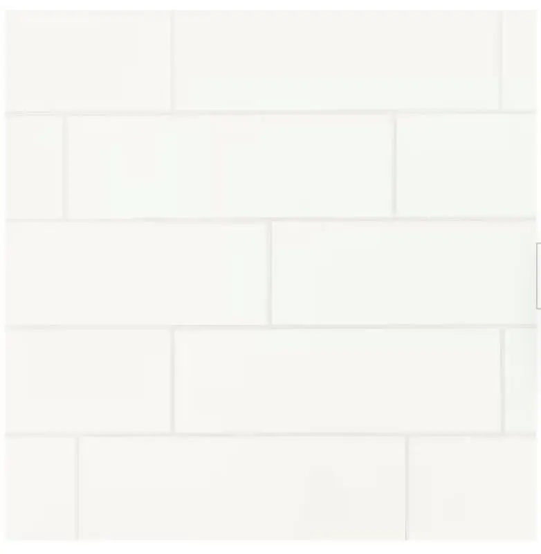 Daltile Restore Bright White 4x12 Ceramic Wall Tile - 3 Boxes