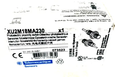 NEW TELEMECANIQUE XU2M18MA230 PHOTOELECTRIC PROXIMITY SWITCH