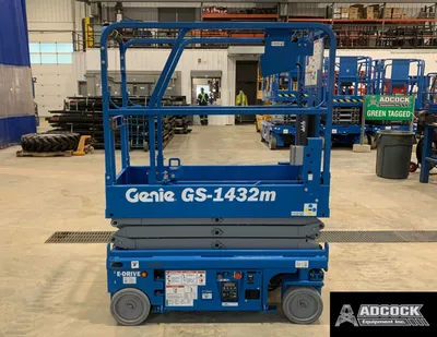 New | in-Stock 2026 GENIE GS-1432M E-DRIVE SCISSOR LIFT Scissor Lifters Alberta CA | Adcock Equipment #1417630
