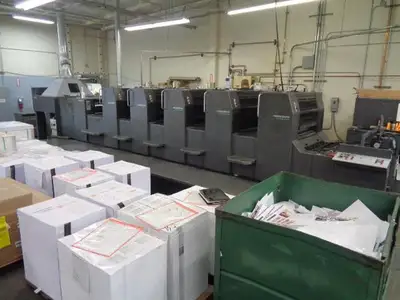 1998 Heidelberg 5 Color + Coater -SM74 5P3+L