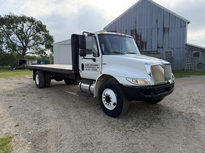 Used 2008 INTERNATIONAL 4300 SINGLE AXLE FLATBED TRUCK Flatbed Trucks Michigan US | Miedema Asset Management Group #1287637