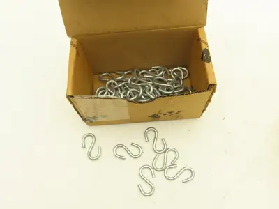 Eaton BH10 B-Line S Hook Steel Zinc Plated 29 lb 1" Overall Long Lot of 500