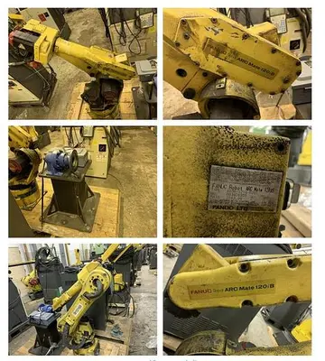 Used 2003 FANUC ARCMATE 120IB 6 AXIS CNC ROBOT WITH RJ3IB Robotic Welding Cells | Harbor Machinery Inc. #1283340