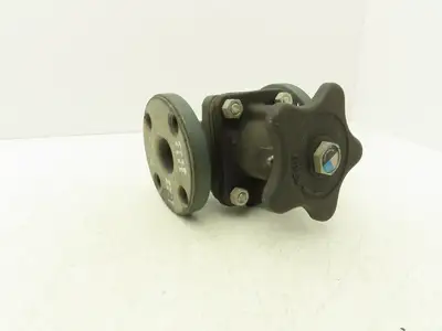 Rockwell 1-1/2" Flanged Diaphragm Pinch Valve  Non-Rising Stem Fig CWP 5