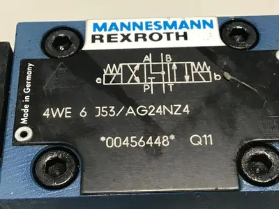 USED REXROTH 4WE6J53/AG24N24 & MANIFOLD