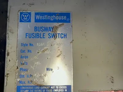 USED WESTINGHOUSE TAP322