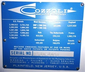 Used COZZOLI _UNKNOWN_ Piston Fillers Connecticut US | DMC Industries #1281833