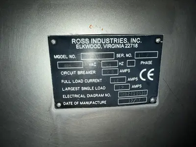 Used ROSS 700-W Meat Processing Equipment Illinois US | M&M Equipment Corp. #1336274