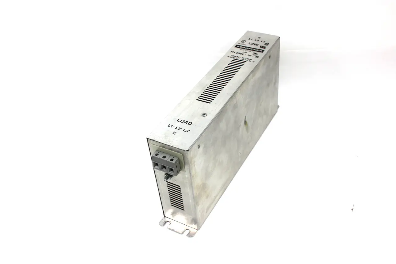 Schaffner FN258L-16-29 Line Filter, 3~ 480V AC
