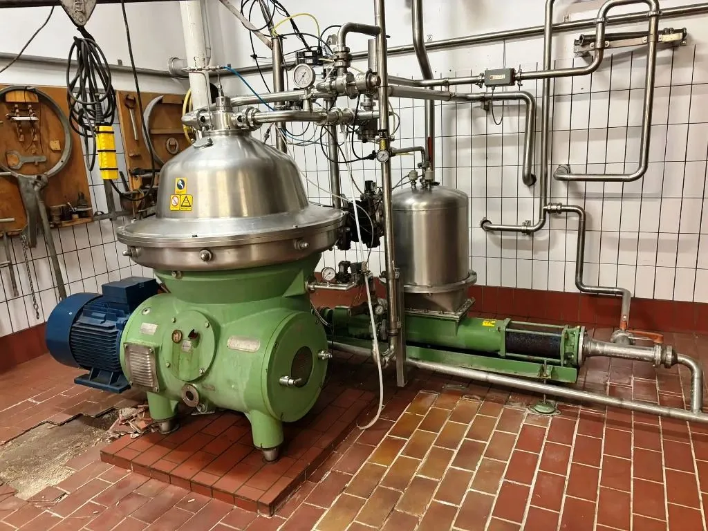 Westfalia SB 80-06-076 clarifier centrifuge, 316SS.
