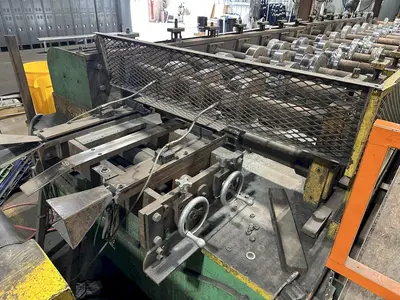 15 STAND X 3” X 50” PEARSON ROLLFORMER, TOOLED FOR 36" LOC SEAM ROOF PANELS: YOBRO #24758
