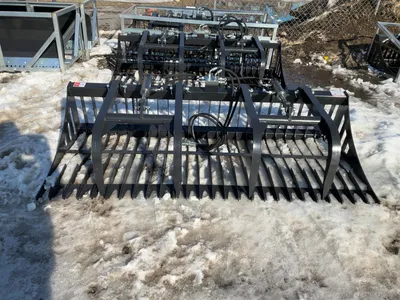 Used JCT ROCK BUCKET GRAPPLE SKID STEER ATTACHMENT Grapple Buckets Michigan US | Miedema Asset Management Group #1328944