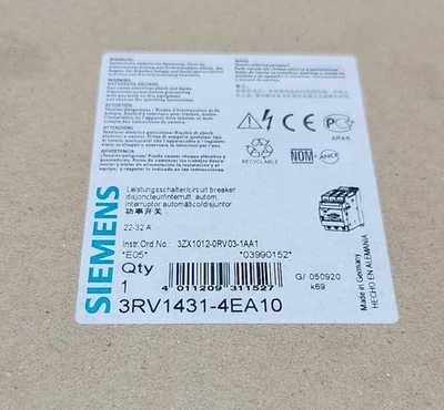 NEW Siemens 3RV1431-4EA10