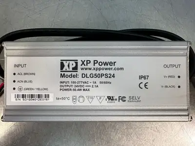 Xp Power DLG50PS24 50.4W Output 24Vdc 2.1A / Input 100-277Vac 1A (12.5.1)