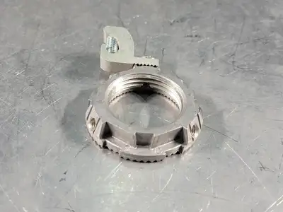 1" Grounding Locknut w/ Tin-Plated Aluminum Lay-In Lug