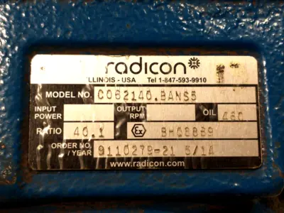 USED RADICON C062140.BANS5,  BHQ8869
