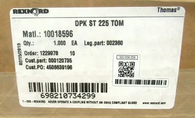 NEW REXNORD DPK-ST-225-TOM