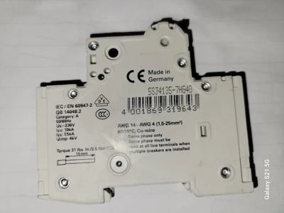 USED SIEMENS 5SJ4135-7HG40