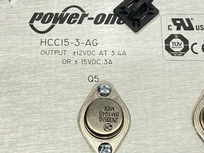 HCC15-3-AG | Power-One  Power Supply 3.4A 12VDC / 3A 15VDC - Used