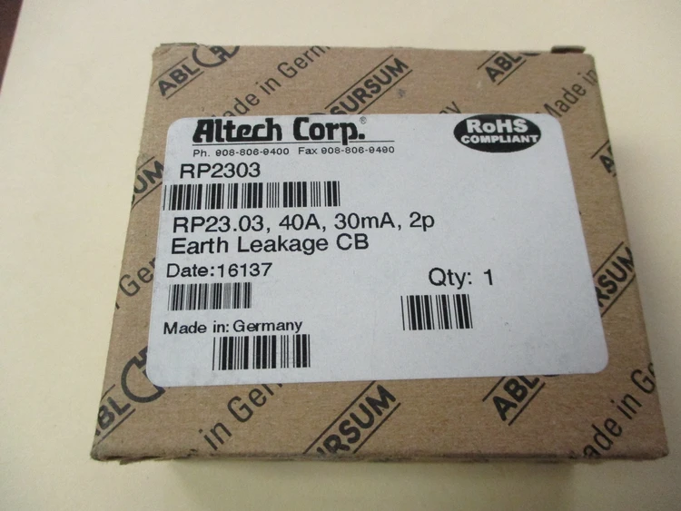 New | in-Stock Altech Corp RP2303 Circuit Breakers Arizona US | ASSET CONVERSION SPECIALISTS, INC. #308031