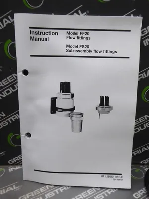 Yokogawa FF20-S33*B Process Analyzer Flow Fitting New NIB