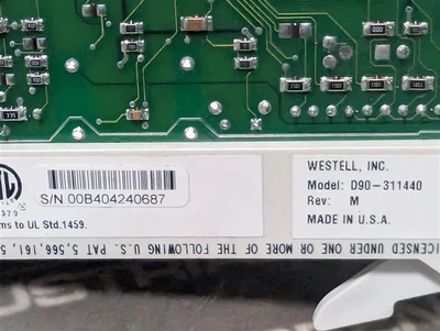 Westell D90-311440 NIU PM Performance Monitor Module Rev. M Used