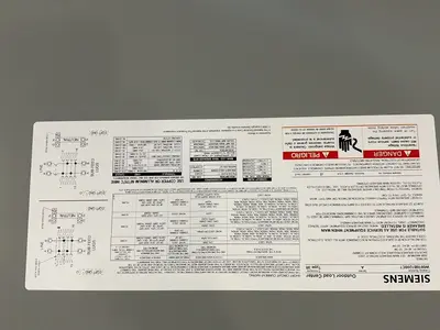 Used SIEMENS W0816B1200CT Electrical Panels Ohio US | HGR 24 #1280382