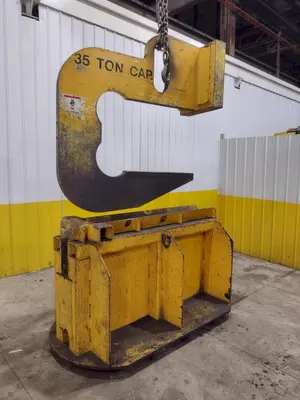 35 TON X 48" OVERHEAD CRANE CO C-HOOK COIL LIFT ATTACHMENT: STOCK #23456