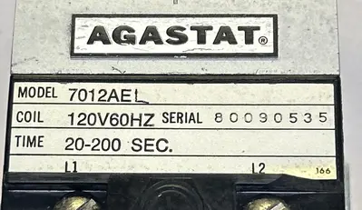 Used AGASTAT 7012AEL Miscellaneous Equipment (Electrical & Power) | Surplus Asset Holdings #1200282