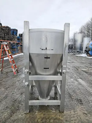 Used 310 Gallon Tank (Tote), Stainless Steel