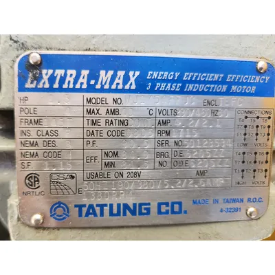 Used 6" Dia. X 18'-6"L Mild Steel Tubular Screw Auger Conveyor
