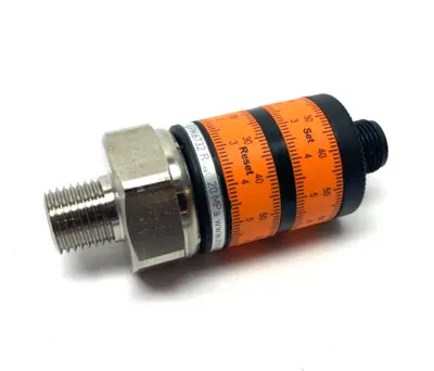 New | in-Stock IFM EFECTOR PRESSURE SWITCH W/ INTUITIVE SWITCH POINT SETTING Pressure Switches | Maverick Industrial Sales #1108131
