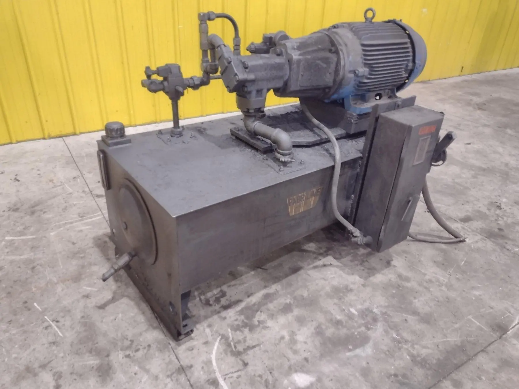15 HP FABRILINE HYDRAULIC PUMP POWER UNIT: STOCK #23660