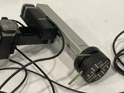 USED EPPENDORF TRANSFERMAN MICROMANIPULATOR JOYSTICK W/ MOTOR MODULE
