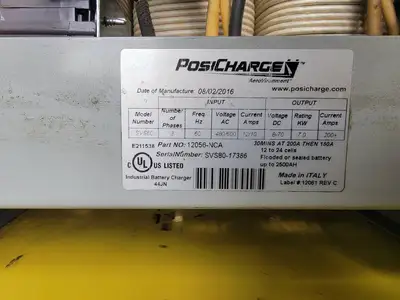 USED 2016 POSICHARGE SVS80