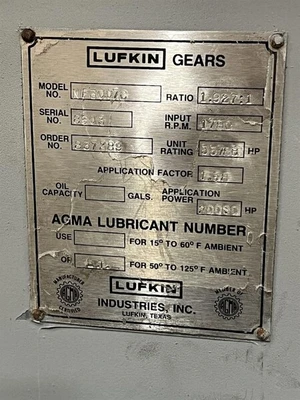 USED LUFKIN NF3007C