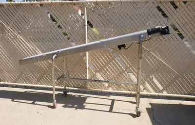 Conveyor, Chainbelt, 12" X 96", 304 S/st, Incline #S744131