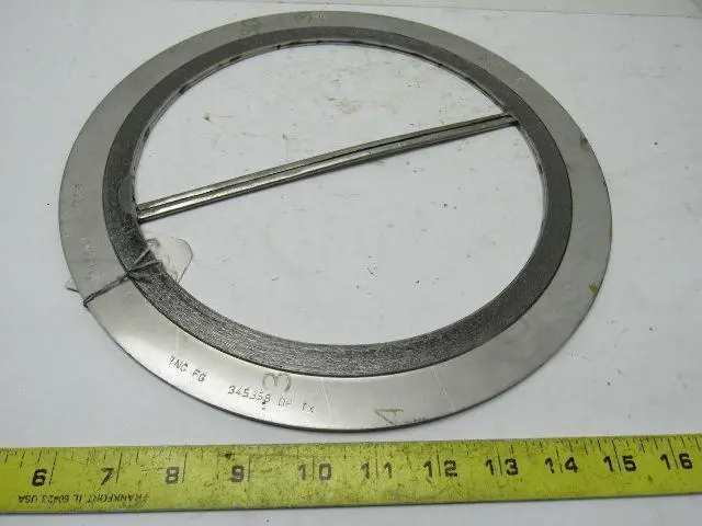 Leader 8" #300 Gasket Wire Wound INC 600FG 304 Stainless Steel