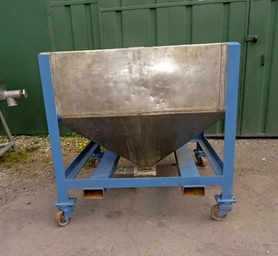 1.19 Cu.M. S/S Portable Hopper