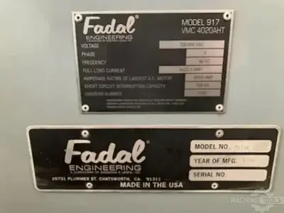 USED 1997 FADAL VMC-4020AHT