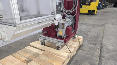 9.7" x 10" Wittmann Knife-Mill Auger Granulator, 9.24 HP
